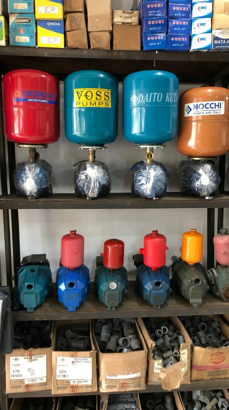 Penggantian Sparepart Asli Pompa Air